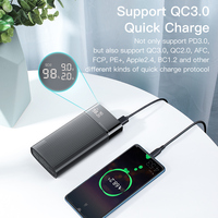 KUULAA Power Bank 20000 mAh QC PD 3.0 PoverBank szybkie ładowanie PowerBank 20000 mAh USB zewnętrzna ładowarka do Xiaomi Mi 10 9 5